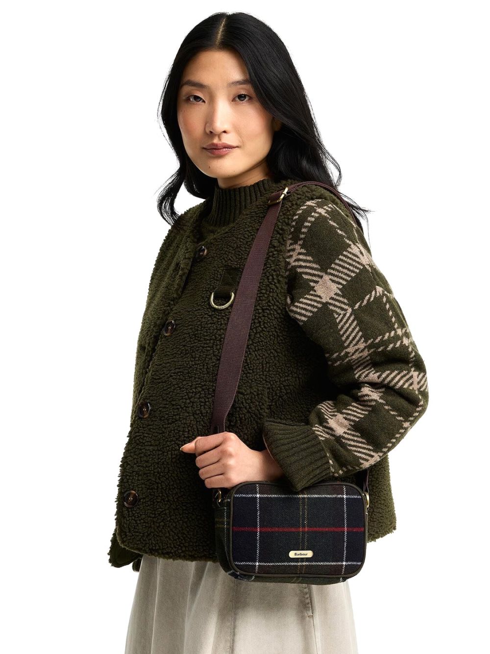 Borsa Tracolla Barbour contin Donna - Multicolore