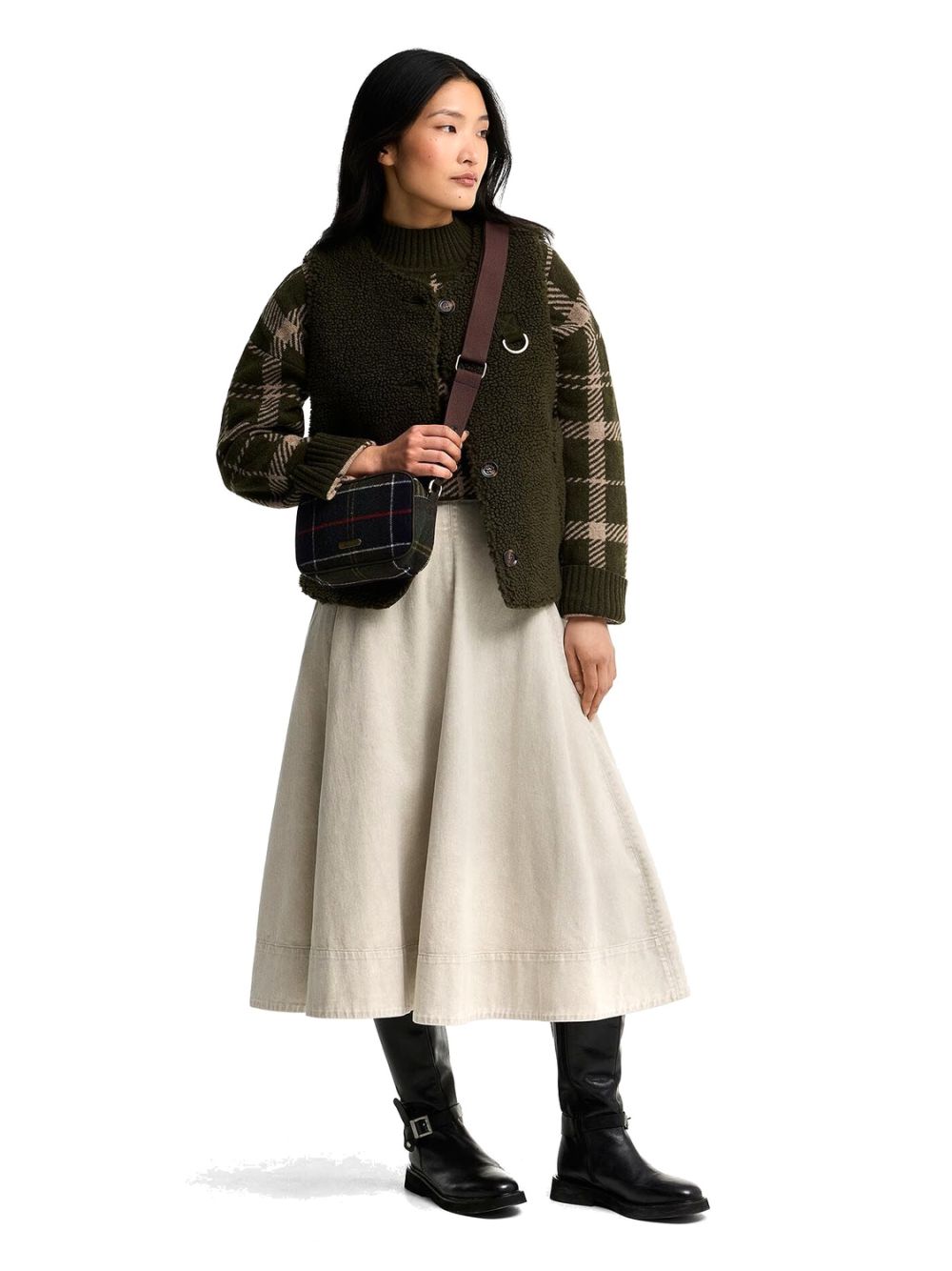 Borsa Tracolla Barbour contin Donna - Multicolore