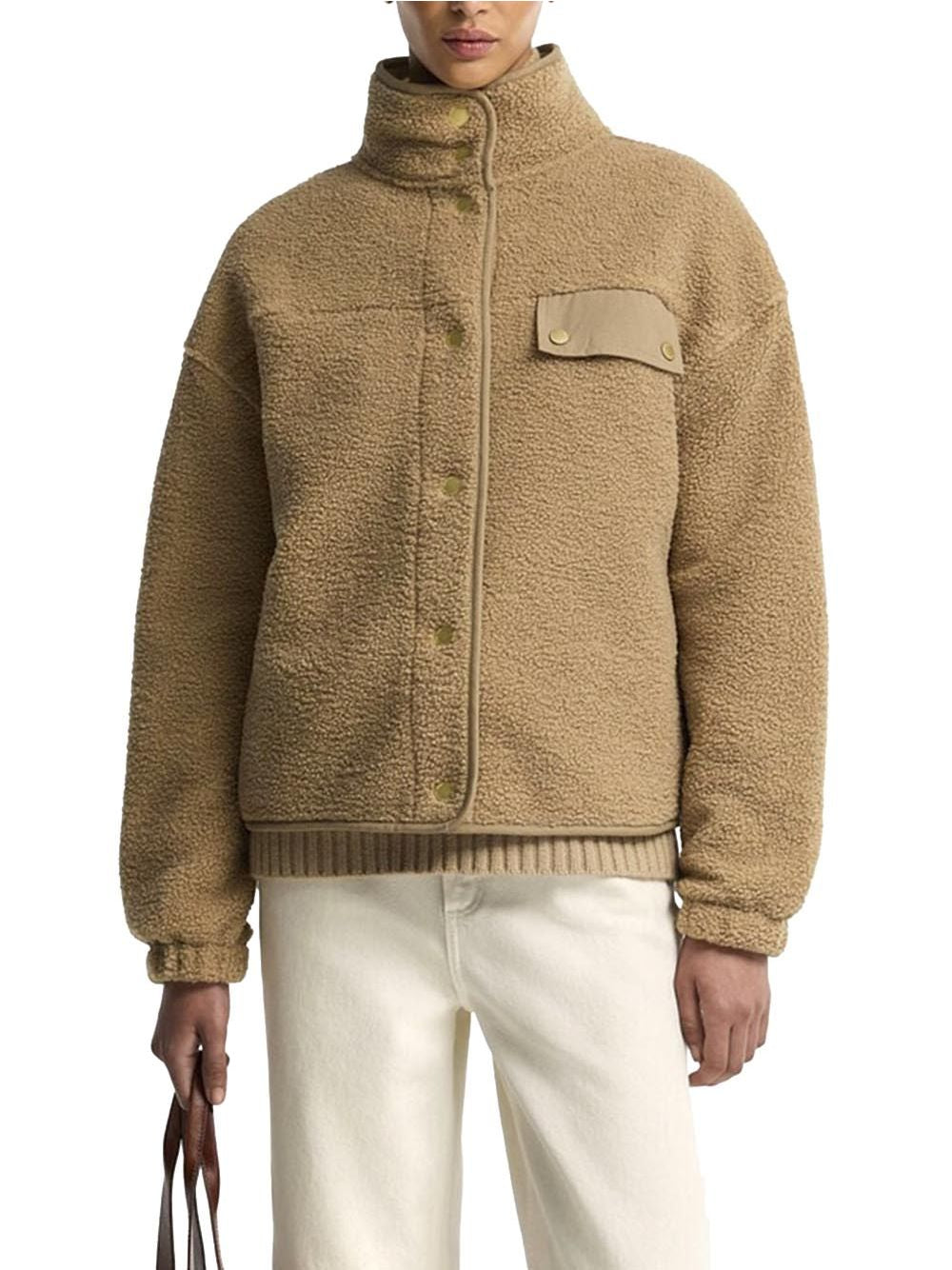 Pile Barbour mabel fleece Donna - Marrone