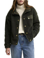 Pile Barbour mabel fleece Donna - Oliva
