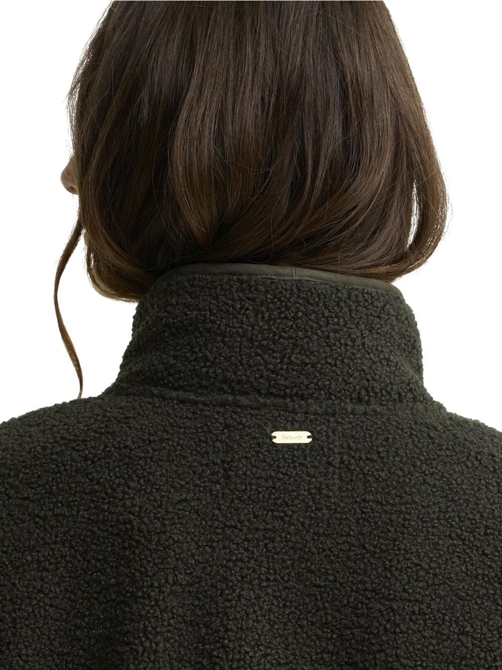 Pile Barbour mabel fleece Donna - Oliva
