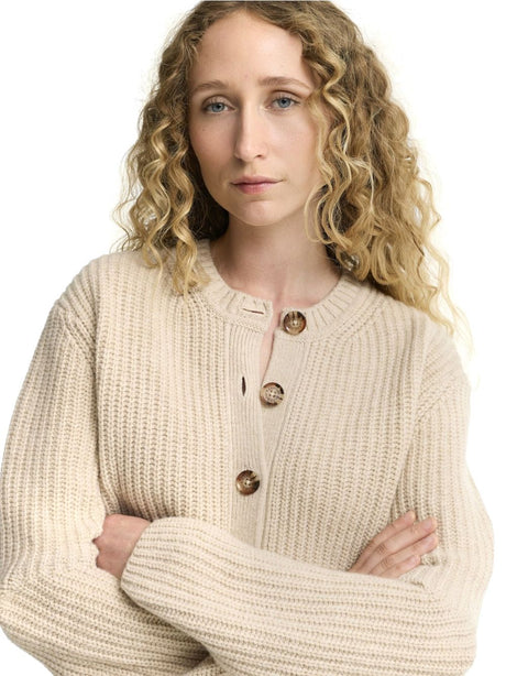 Pullover Barbour adalyn knitted Donna - Bianco