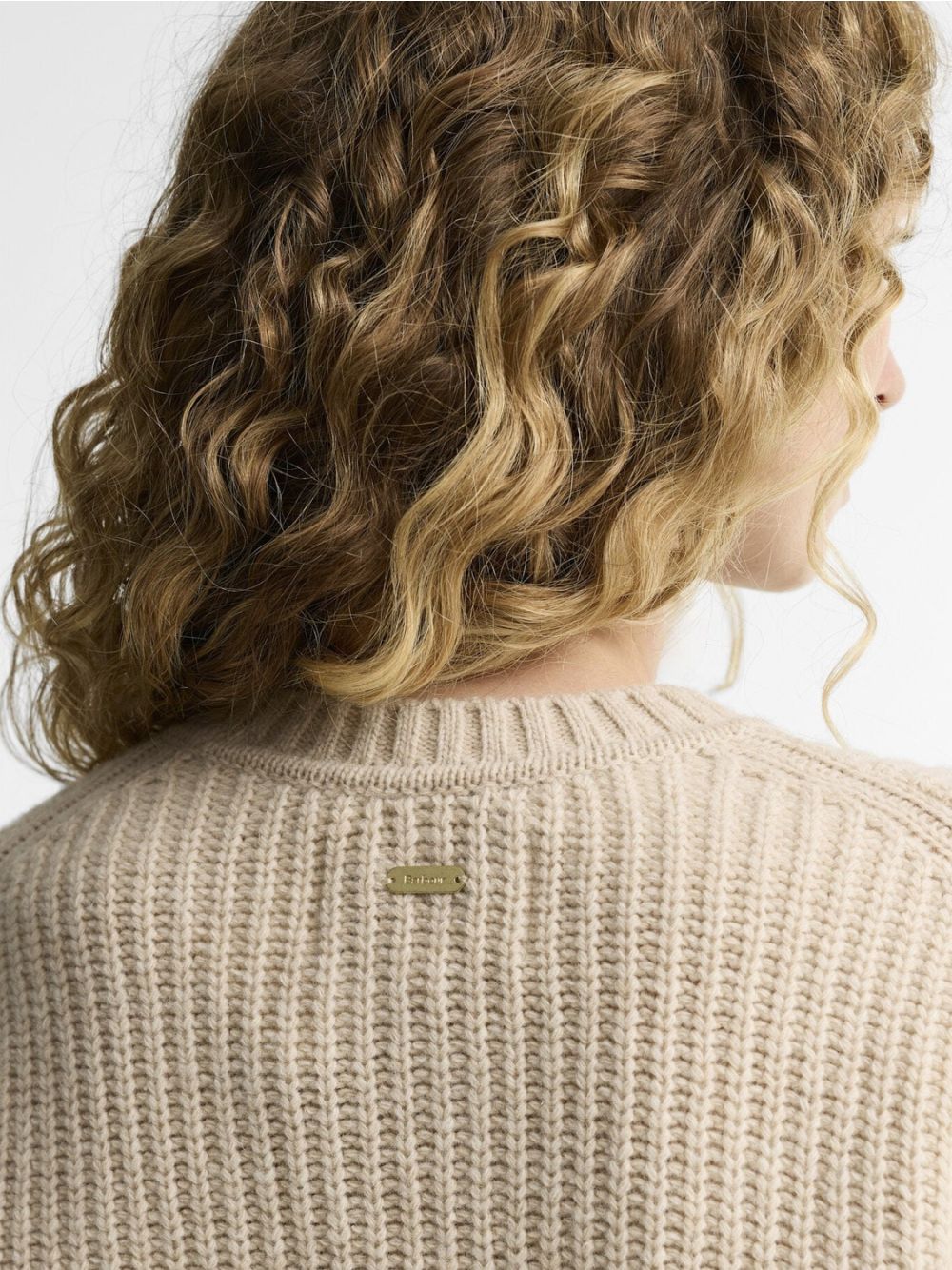 Pullover Barbour adalyn knitted Donna - Bianco