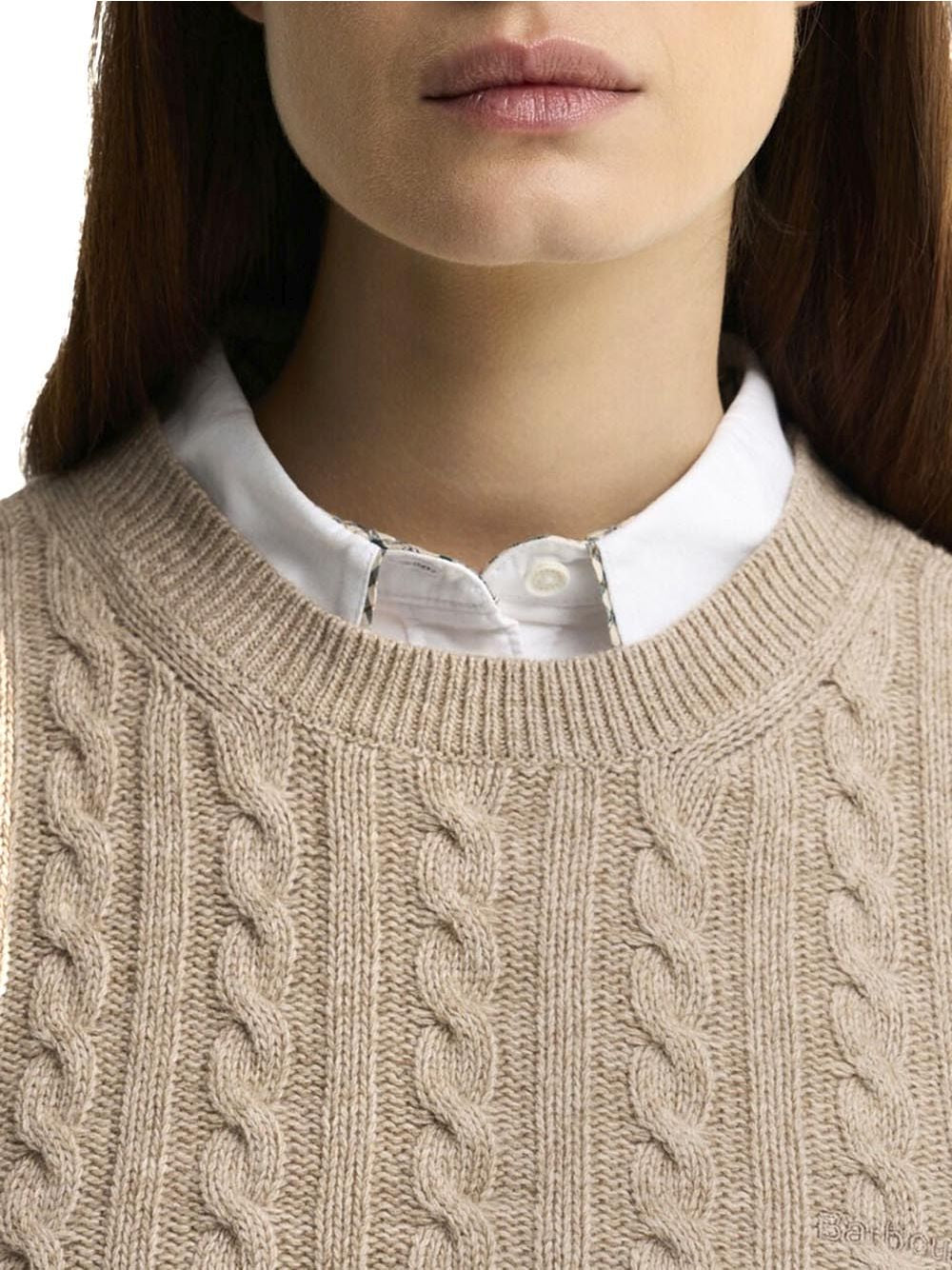 Pullover Barbour ashdown knitted Donna - Giallo