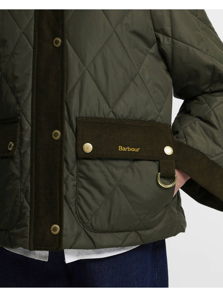 Giubbotto Barbour kilnwick quilted Donna - Oliva