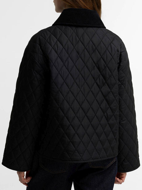 Giubbotto Barbour moira quilted Donna - Nero Barbour  Angolo dello Sport