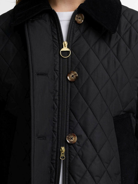 Giubbotto Barbour moira quilted Donna - Nero Barbour  Angolo dello Sport
