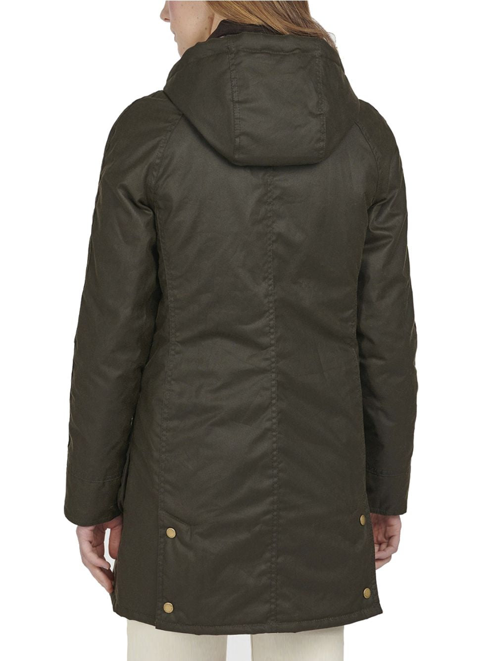Giubbotto Barbour bower wax Donna - Oliva