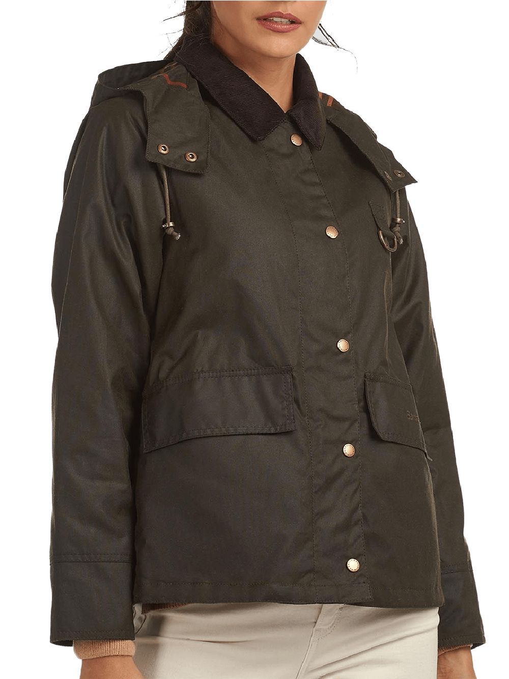 Giubbotto Barbour avon wax Donna - Verde
