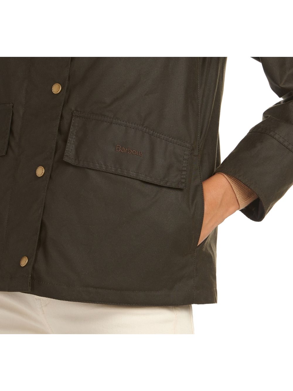 Giubbotto Barbour avon wax Donna - Verde