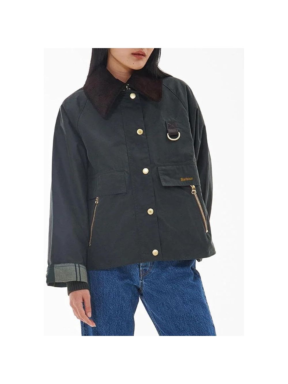 Giubbotto Barbour catton wx Donna - Verde