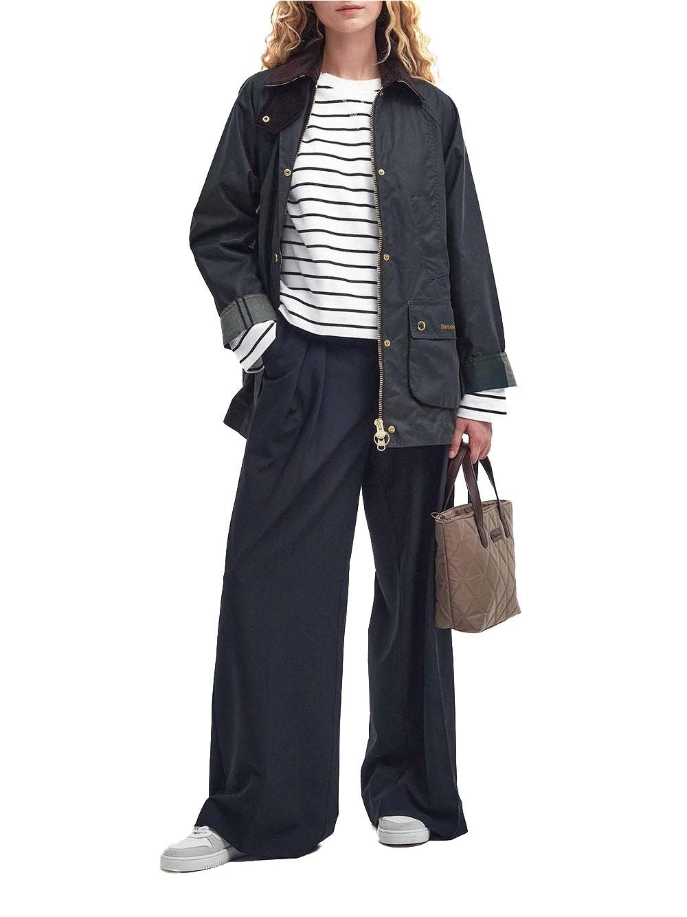 Giubbotto Barbour modern beadnell Donna - Verde