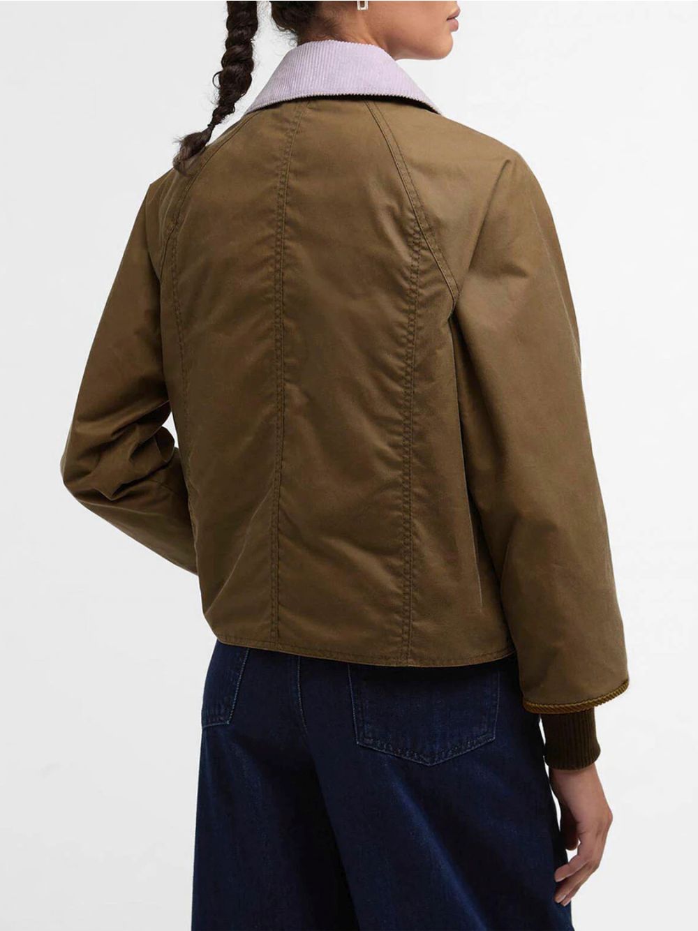 Giubbotto Barbour cropped beadnell Donna - Verde