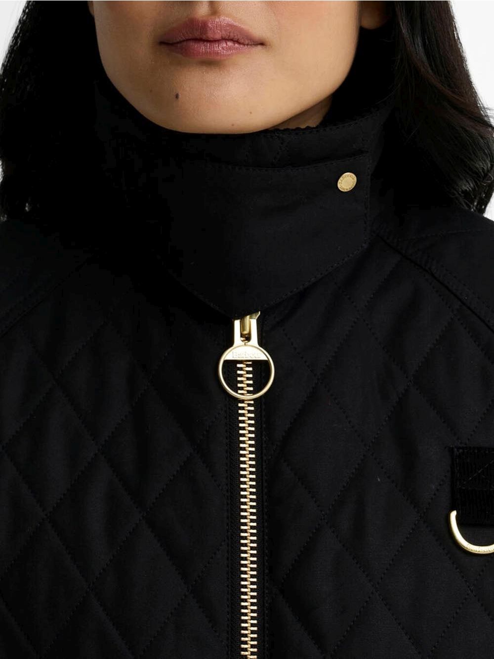 Giubbotto Barbour icons quilted Donna - Nero
