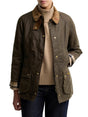 Giubbotto Barbour icons beadnell Donna - Oliva