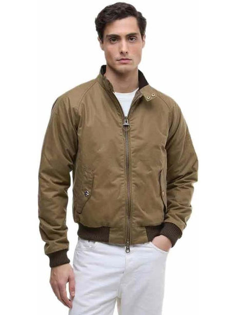 Giubbotto Barbour merchant wax Uomo - Beige