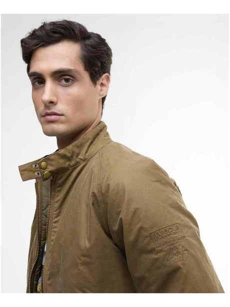 Giubbotto Barbour merchant wax Uomo - Beige
