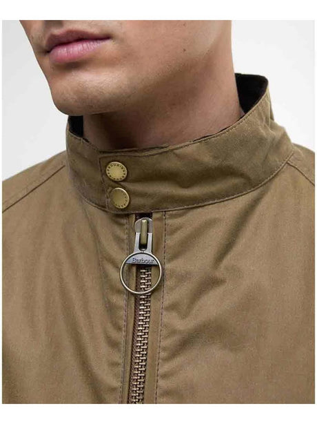 Giubbotto Barbour merchant wax Uomo - Beige