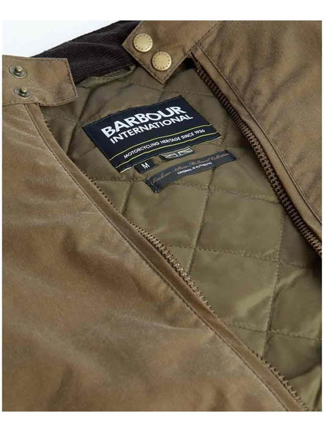 Giubbotto Barbour merchant wax Uomo - Beige