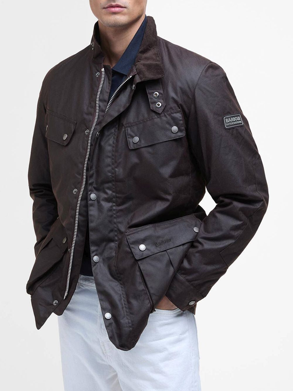 Giubbotto Barbour tourer duke wax Uomo - Verde Barbour  Angolo dello Sport