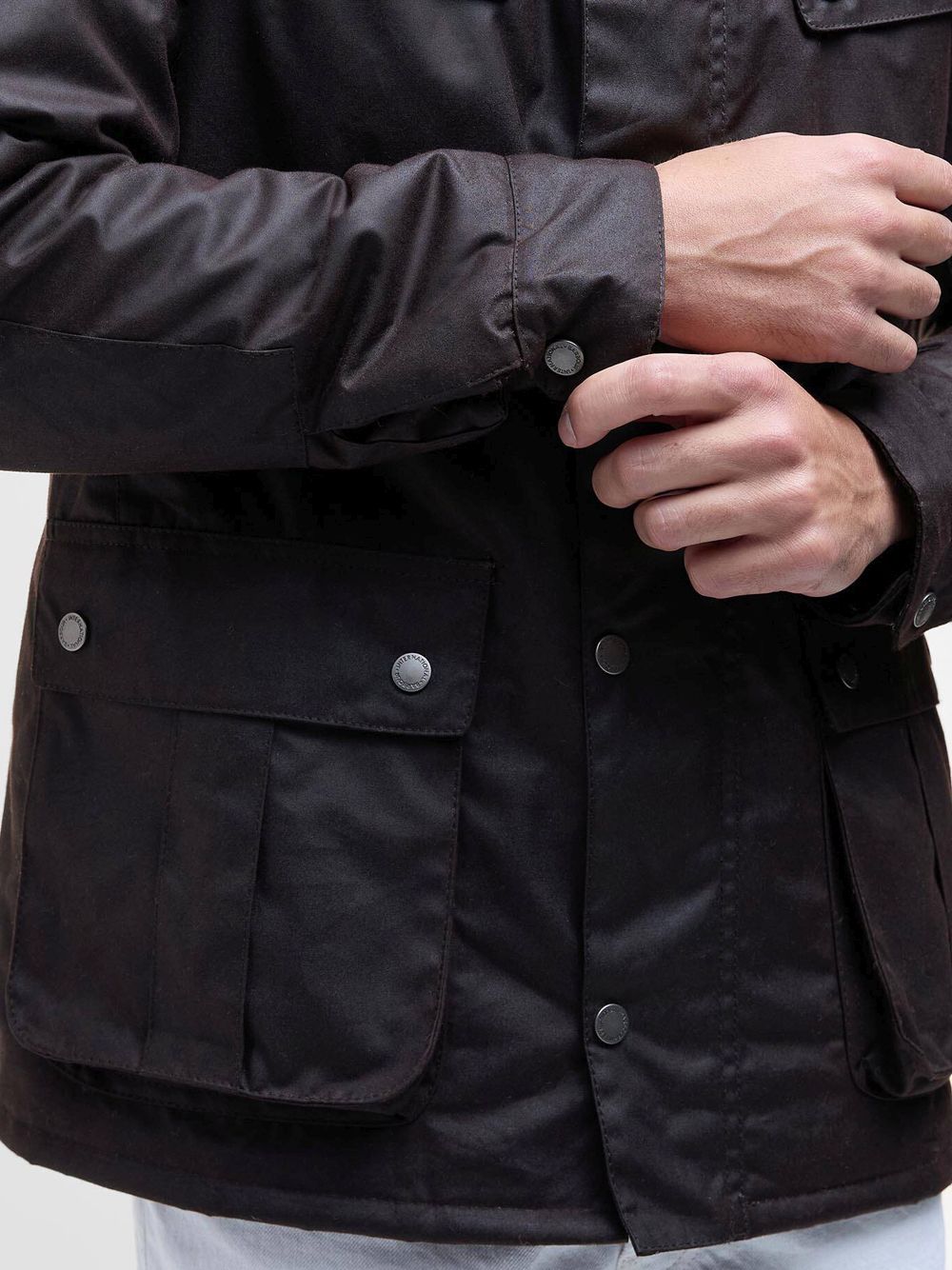 Giubbotto Barbour tourer duke wax Uomo - Verde Barbour  Angolo dello Sport