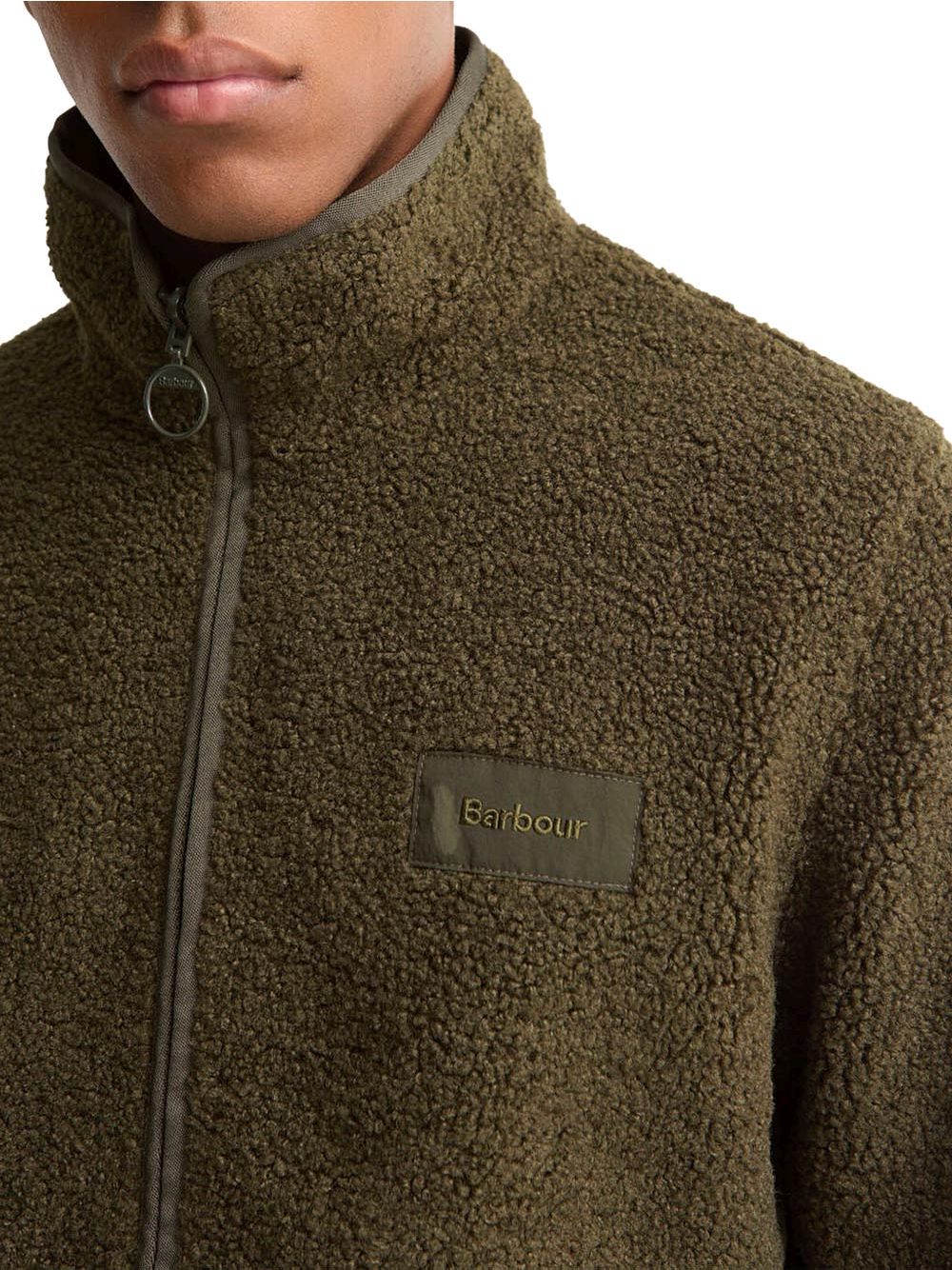 Giubbotto Barbour reversible fleece Uomo - Verde
