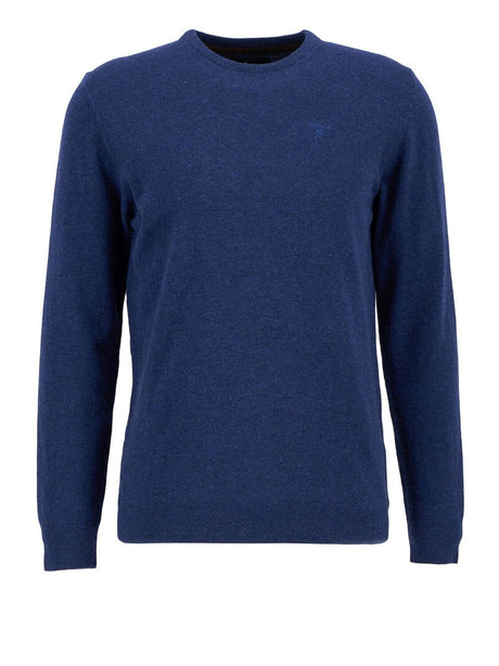 Pullover Barbour essential l/wool Uomo - Blu