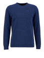 Pullover Barbour essential l/wool Uomo - Blu