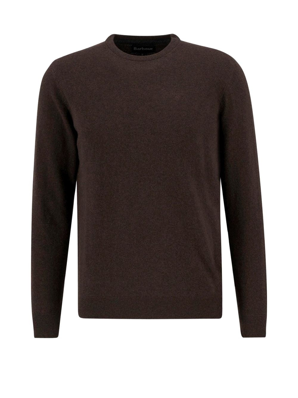 Pullover Barbour essential l/wool Uomo - Marrone