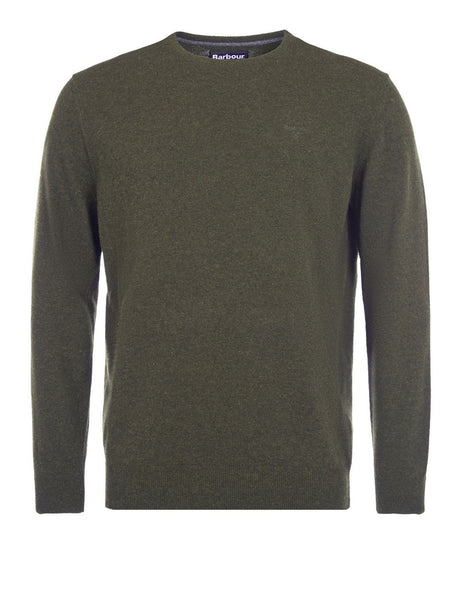 Pullover Barbour essential l/wool Uomo - Verde
