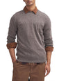 Pullover Barbour essential l/wool Uomo - Avorio