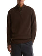 Pullover Barbour holden half zip Uomo - Marrone