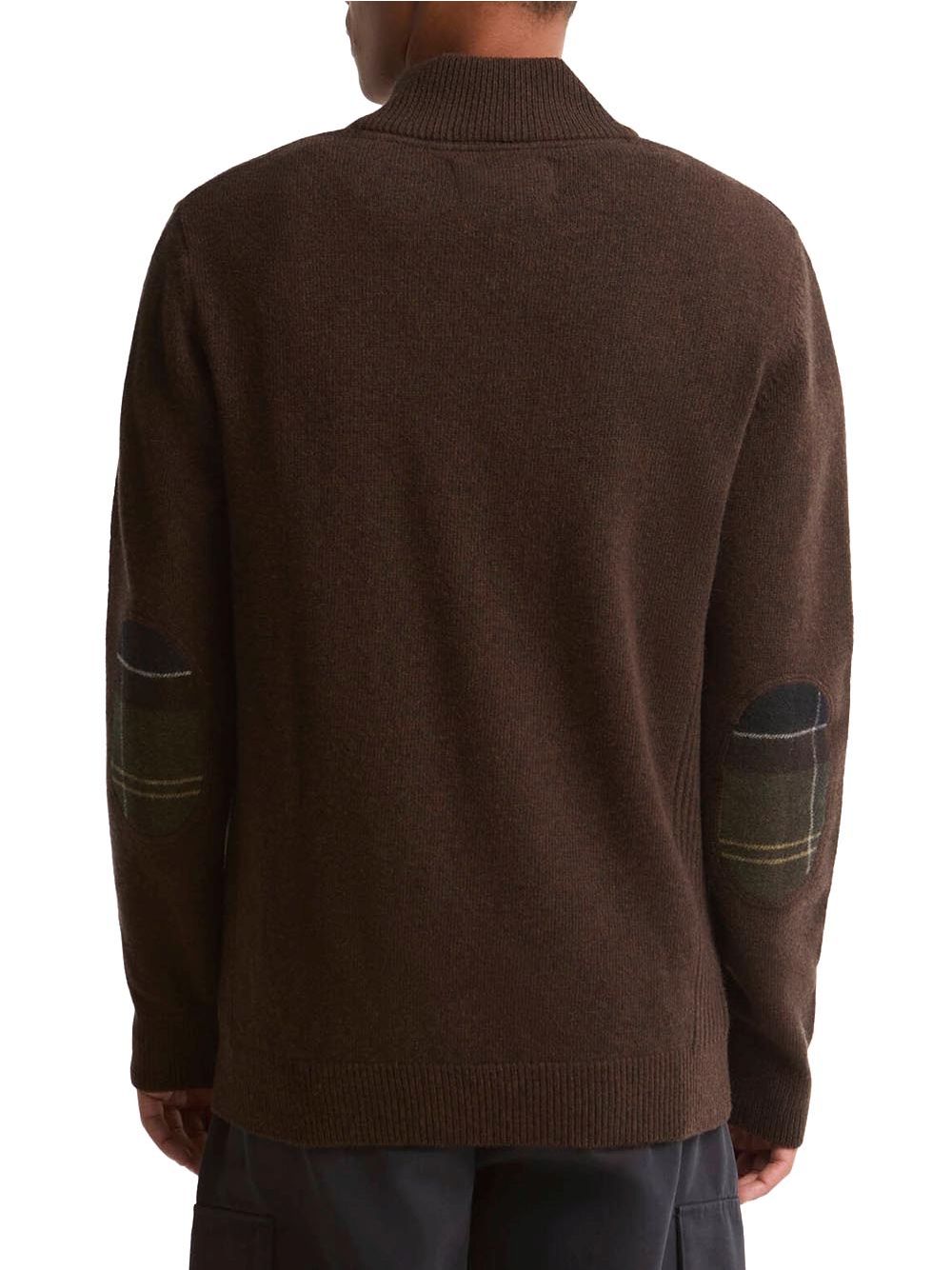 Pullover Barbour holden half zip Uomo - Marrone