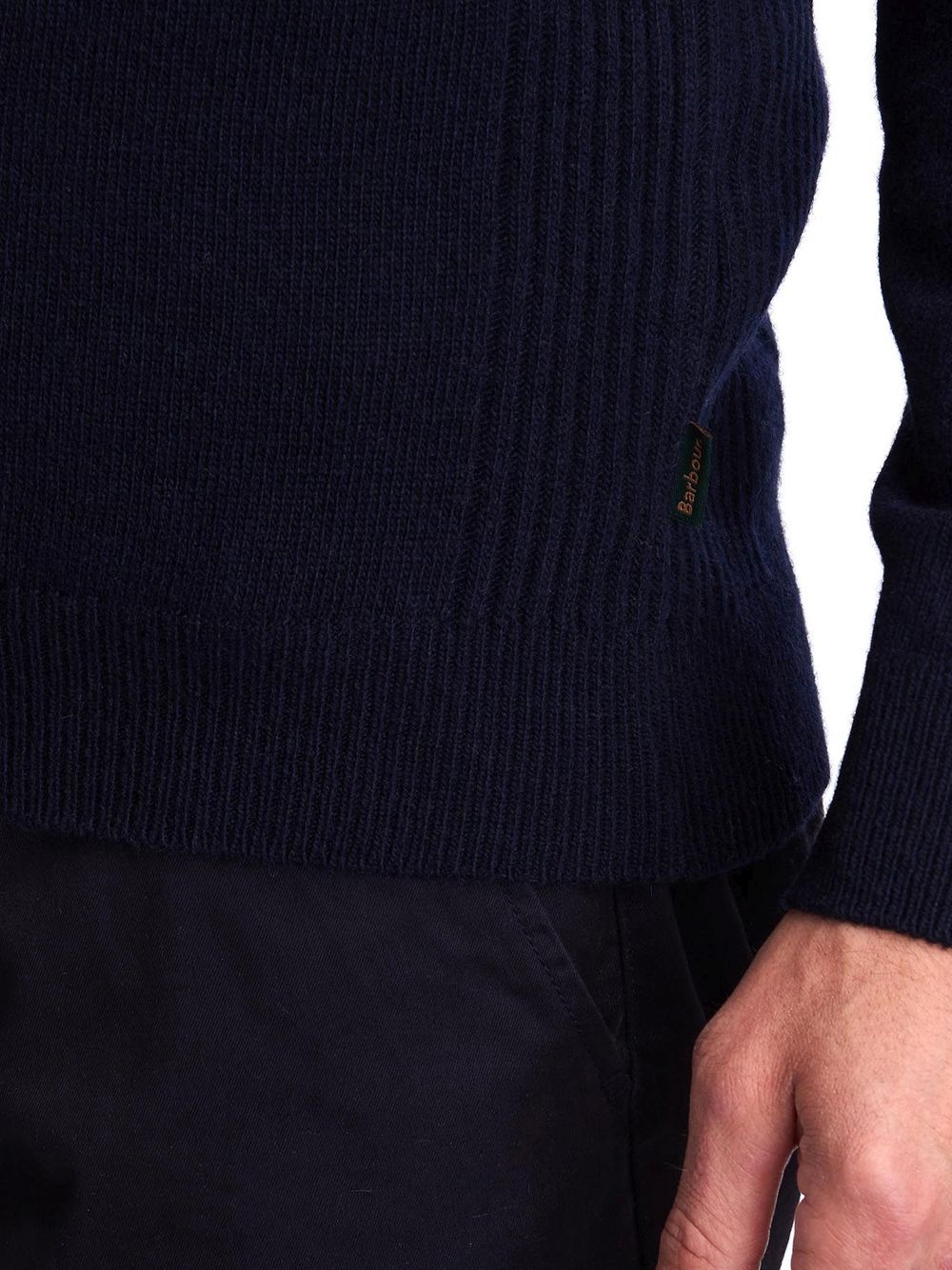 Pullover Barbour holden half zip Uomo - Blu