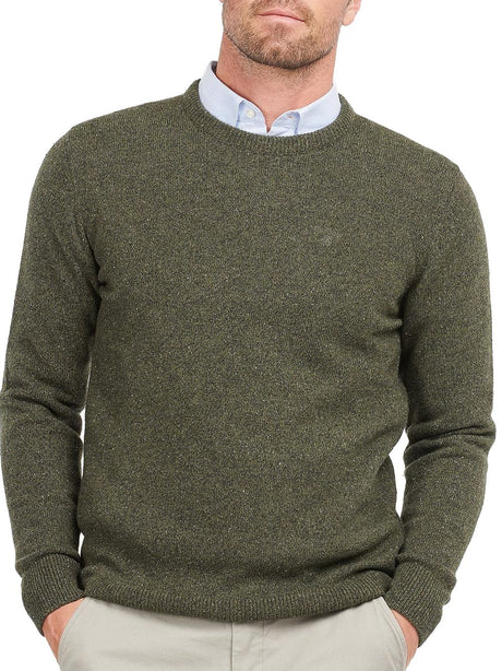 Pullover Barbour essential tisbury crew Uomo - Verde