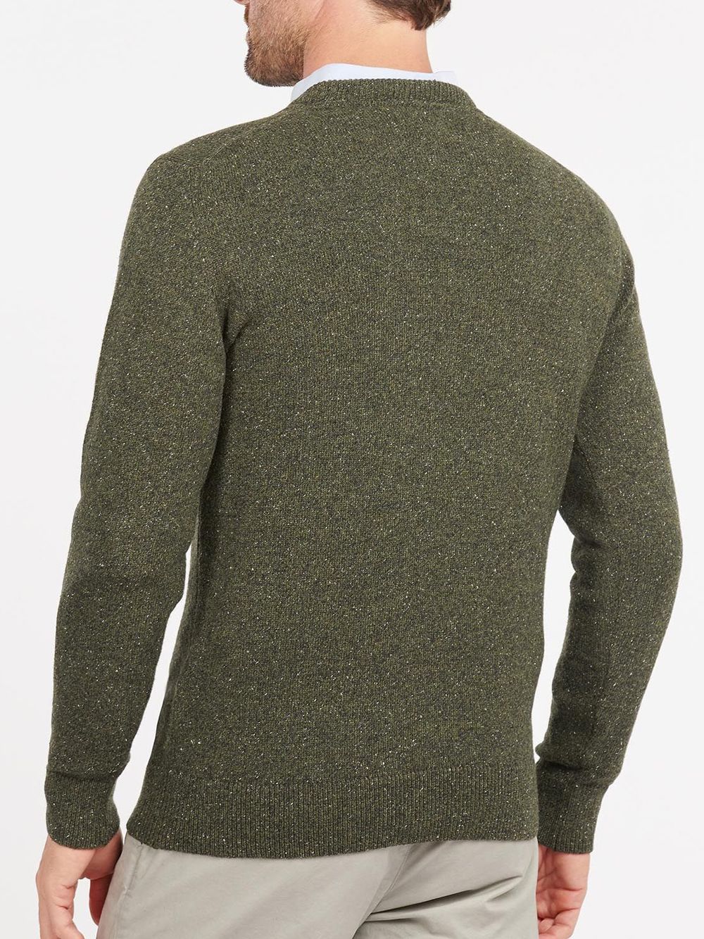 Pullover Barbour essential tisbury crew Uomo - Verde