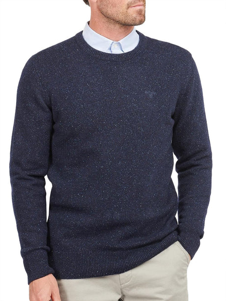 Pullover Barbour essential tisbury crew Uomo - Navy