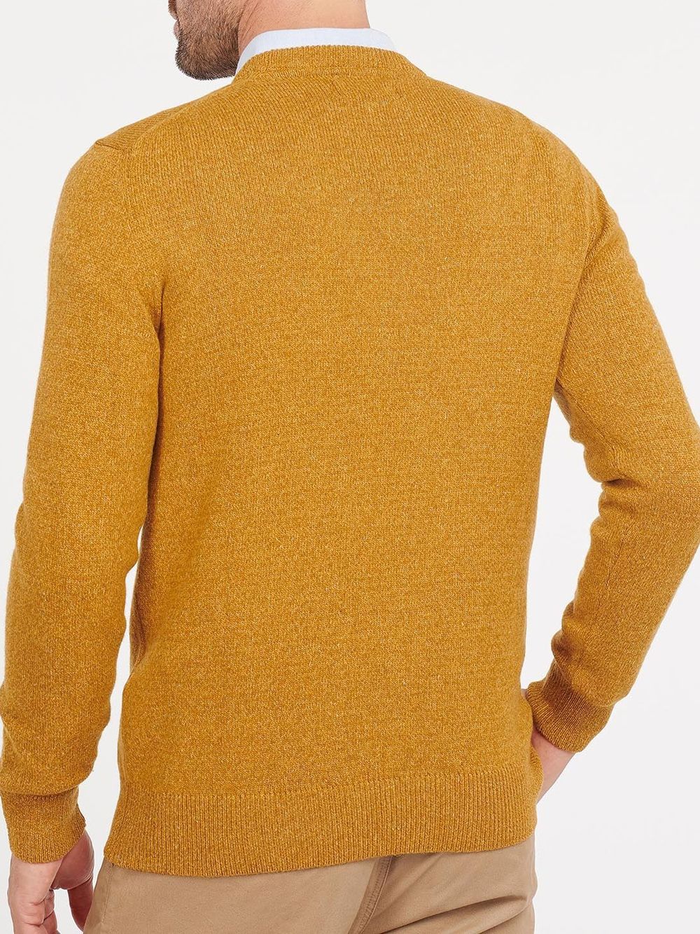 Pullover Barbour essential tisbury crew Uomo - Arancione