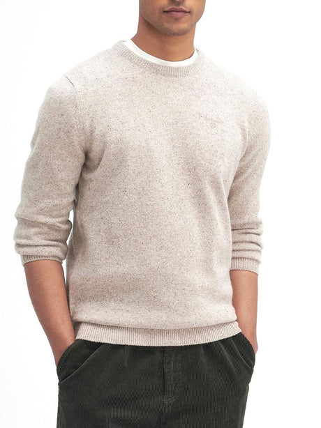 Pullover Barbour essential tisbury crew Uomo - Grigio