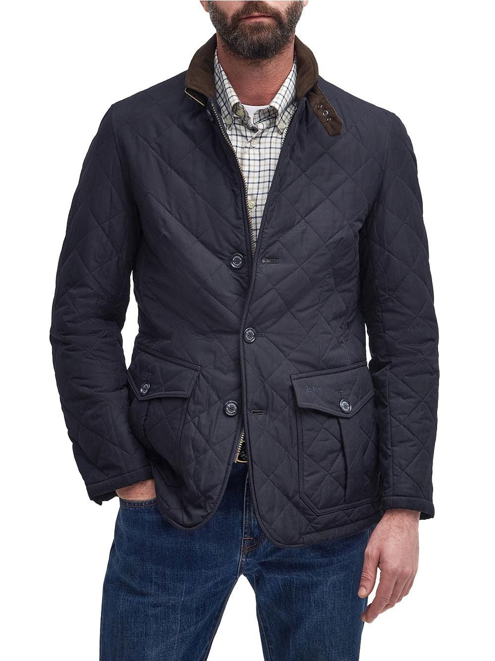 Giubbotto Barbour quilted lutz Uomo - Navy