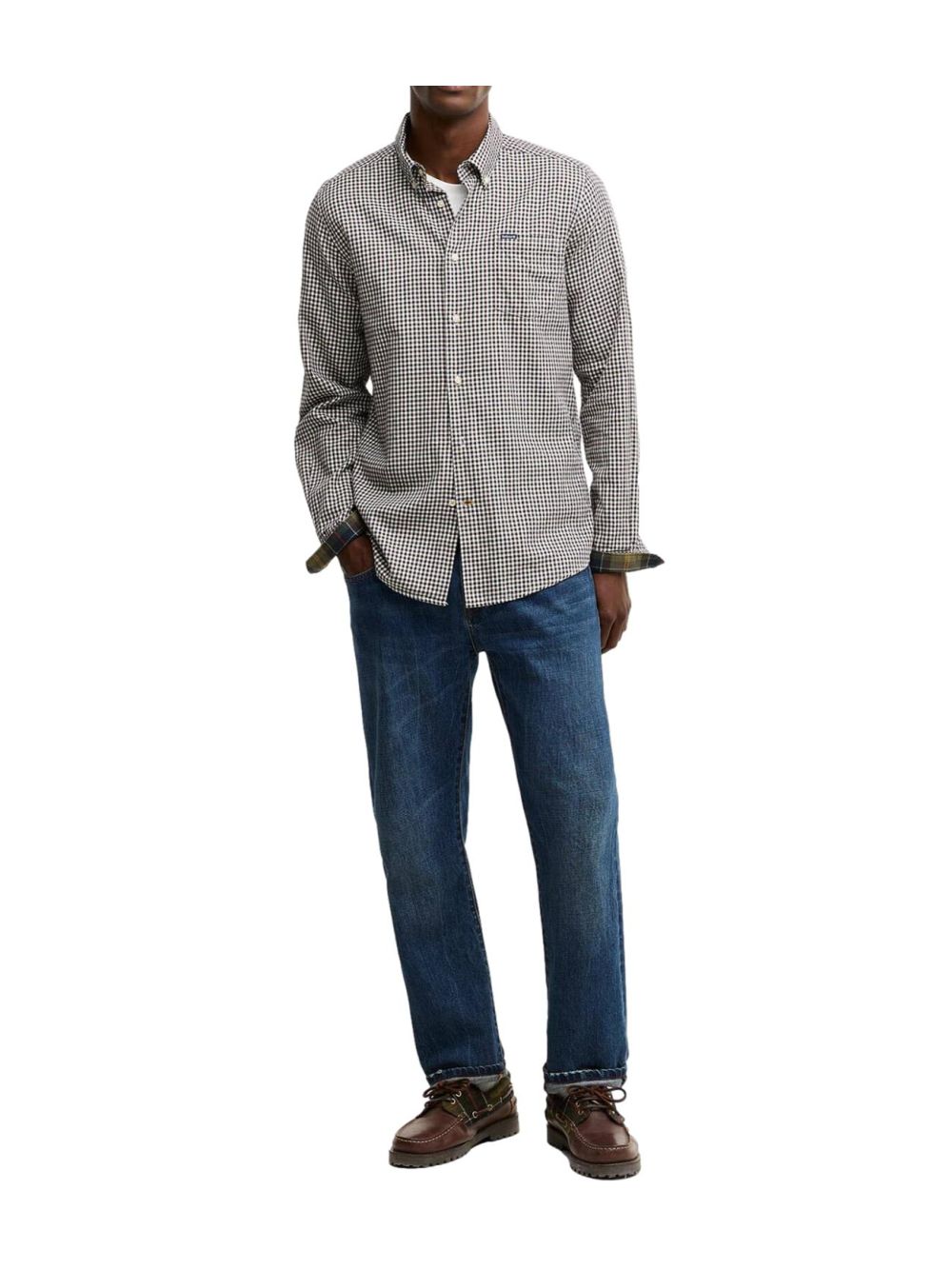 Camicia Barbour padshaw tailored Uomo - Marrone