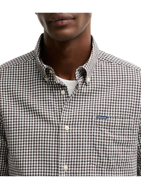 Camicia Barbour padshaw tailored Uomo - Marrone