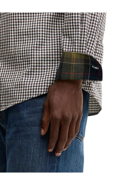 Camicia Barbour padshaw tailored Uomo - Marrone