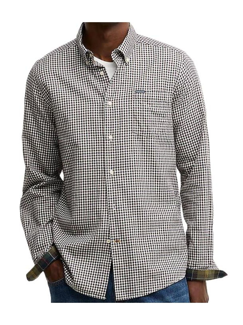 Camicia Barbour padshaw tailored Uomo - Marrone
