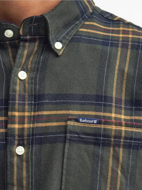 Camicia Barbour portdown tailored Uomo - Oliva