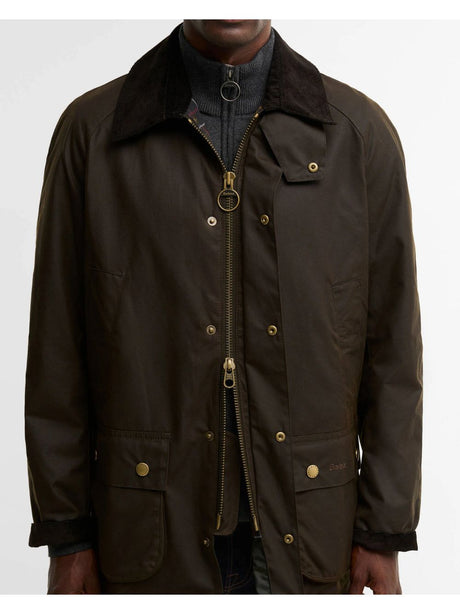 Giubbotto Barbour ashby wax Uomo - Oliva