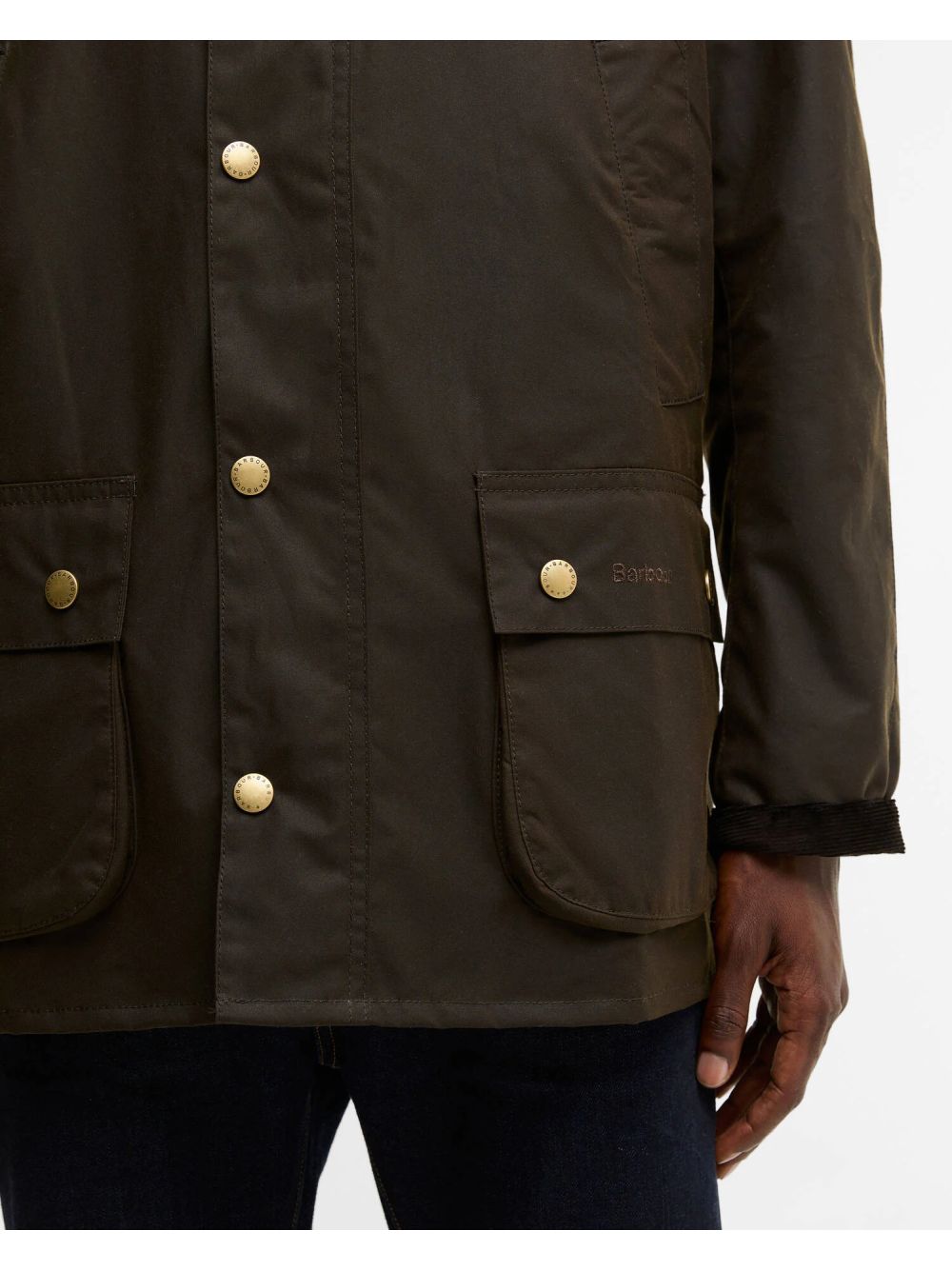 Giubbotto Barbour ashby wax Uomo - Oliva