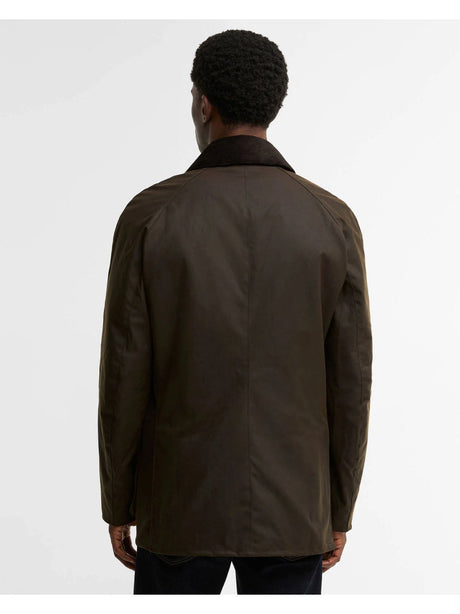 Giubbotto Barbour ashby wax Uomo - Oliva