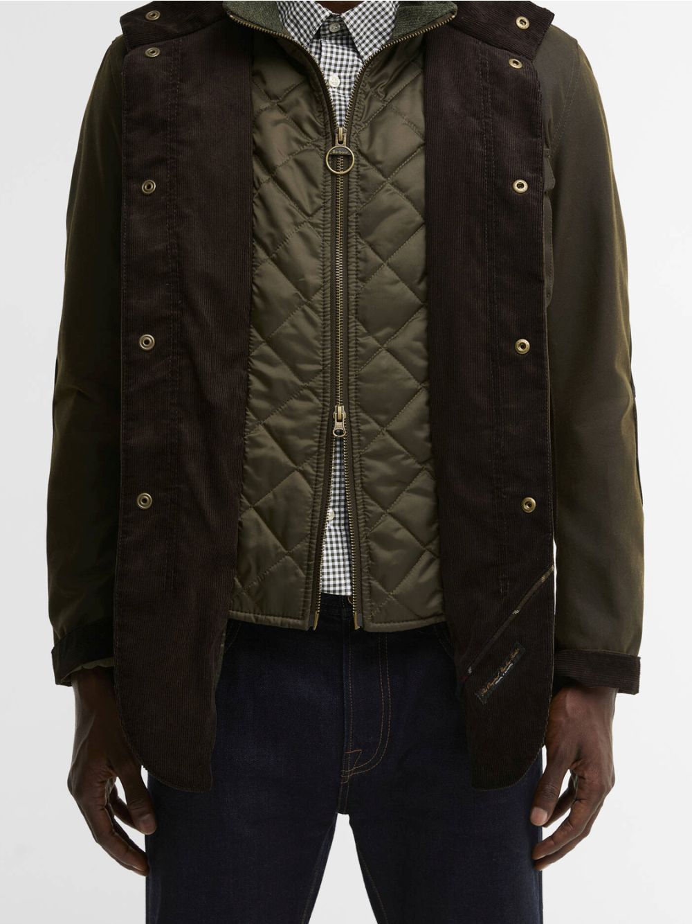 Giubbotto Barbour ogston wax Uomo - Oliva