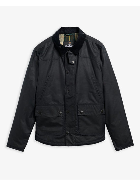 Giubbotto Barbour reelin wax Uomo - Navy